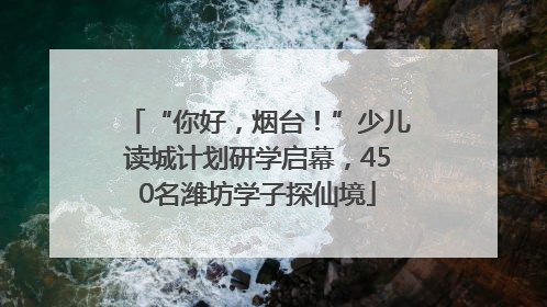 “你好，烟台！”少儿读城计划研学启幕，450名潍坊学子探仙境