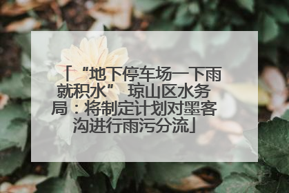 “地下停车场一下雨就积水” 琼山区水务局：将制定计划对墨客沟进行雨污分流