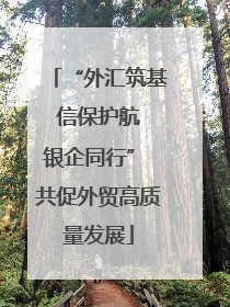 “外汇筑基 信保护航 银企同行” 共促外贸高质量发展