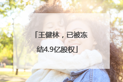 王健林，已被冻结4.9亿股权
