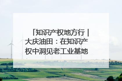 知识产权地方行｜大庆油田：在知识产权中洞见老工业基地的 “创新密码”