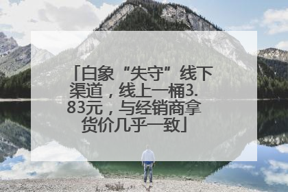白象“失守”线下渠道，线上一桶3.83元，与经销商拿货价几乎一致