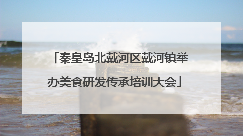 秦皇岛北戴河区戴河镇举办美食研发传承培训大会