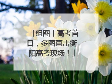 组图丨高考首日，多图直击衡阳高考现场！