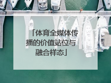 体育全媒体传播的价值站位与融合样态