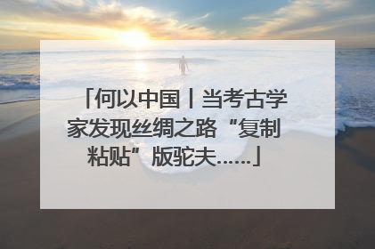 何以中国丨当考古学家发现丝绸之路“复制粘贴”版驼夫……