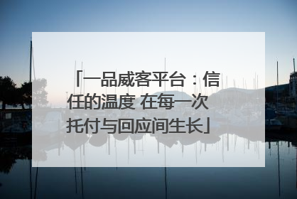一品威客平台：信任的温度 在每一次托付与回应间生长
