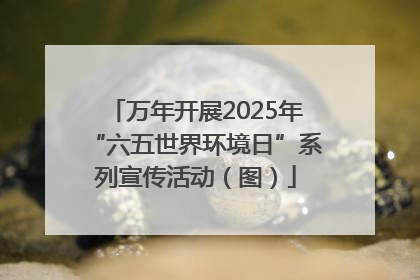 万年开展2025年“六五世界环境日”系列宣传活动（图）