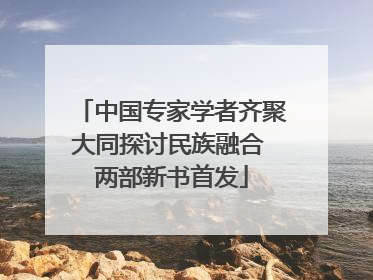 中国专家学者齐聚大同探讨民族融合 两部新书首发