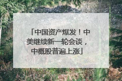 中国资产爆发！中美继续新一轮会谈，中概股普遍上涨