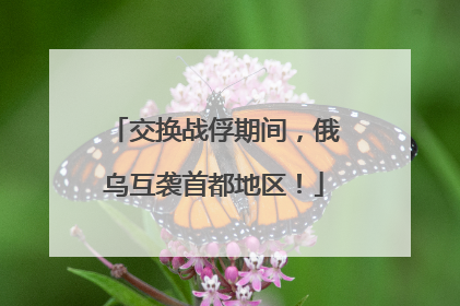 交换战俘期间，俄乌互袭首都地区！