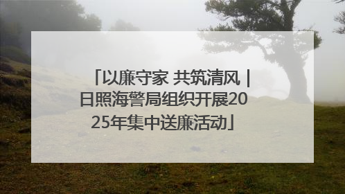 以廉守家 共筑清风｜日照海警局组织开展2025年集中送廉活动