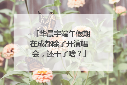 华晨宇端午假期在成都除了开演唱会，还干了啥？