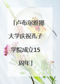 卢布尔雅那大学庆祝孔子学院成立15周年