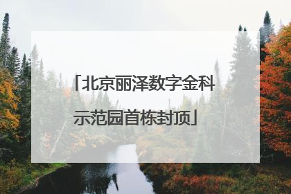 北京丽泽数字金科示范园首栋封顶