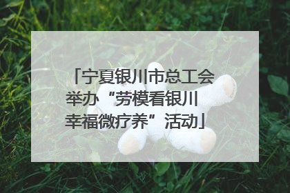 宁夏银川市总工会举办“劳模看银川 幸福微疗养”活动