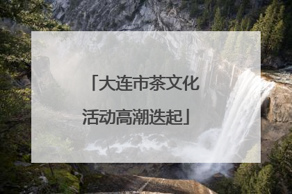 大连市茶文化活动高潮迭起
