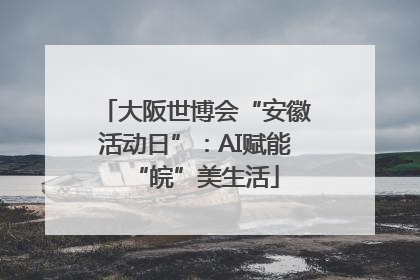 大阪世博会“安徽活动日”：AI赋能“皖”美生活