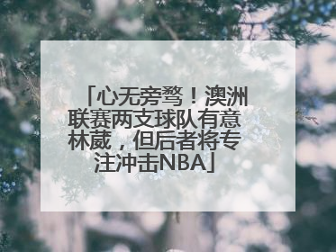 心无旁骛！澳洲联赛两支球队有意林葳，但后者将专注冲击NBA