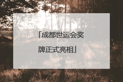 成都世运会奖牌正式亮相