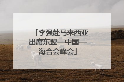 李强赴马来西亚出席东盟—中国—海合会峰会