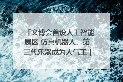 文博会首设人工智能展区 仿真机器人、第三代乐器成为人气王｜文博向“新”