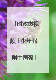 时政微视频丨少年强则中国强