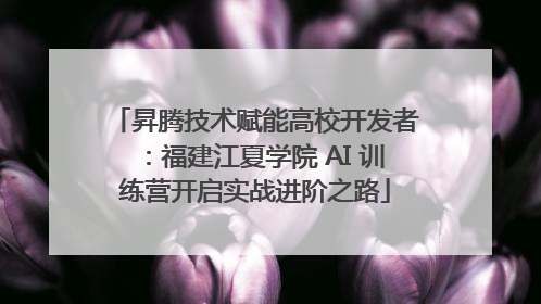 昇腾技术赋能高校开发者：福建江夏学院 AI 训练营开启实战进阶之路