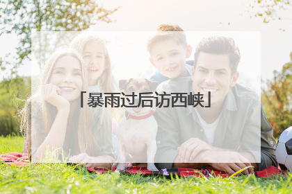 暴雨过后访西峡