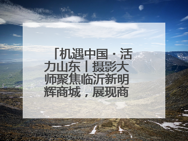 机遇中国・活力山东丨摄影大师聚焦临沂新明辉商城，展现商贸物流新风貌