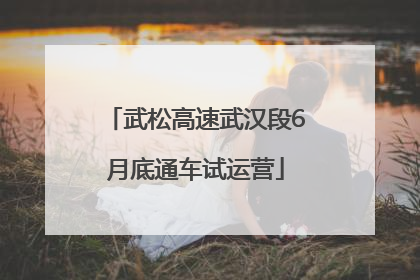 武松高速武汉段6月底通车试运营