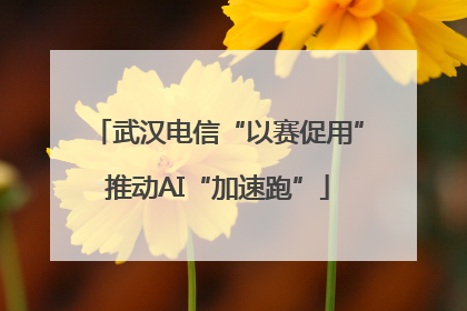 武汉电信“以赛促用”推动AI“加速跑”