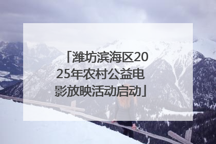 潍坊滨海区2025年农村公益电影放映活动启动