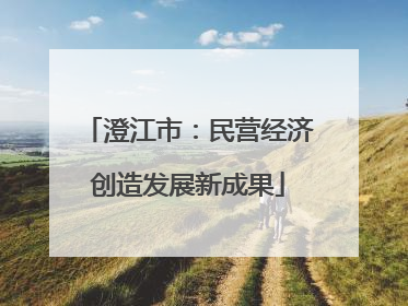 澄江市：民营经济创造发展新成果