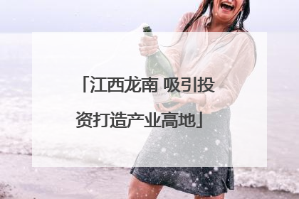 江西龙南 吸引投资打造产业高地