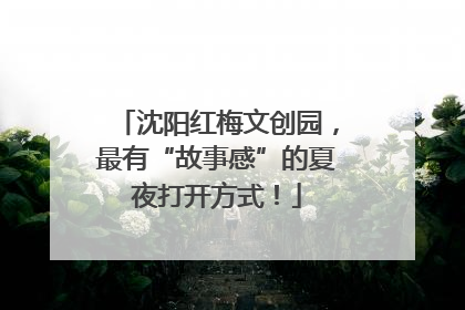 沈阳红梅文创园，最有“故事感”的夏夜打开方式！