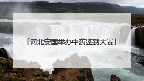 河北安国举办中药鉴别大赛