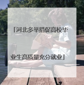 河北多举措促高校毕业生高质量充分就业