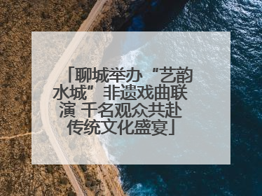 聊城举办“艺韵水城”非遗戏曲联演 千名观众共赴传统文化盛宴