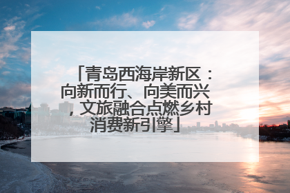 青岛西海岸新区：向新而行、向美而兴，文旅融合点燃乡村消费新引擎