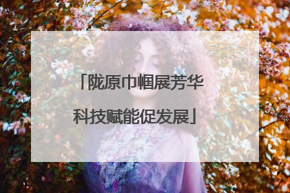 陇原巾帼展芳华 科技赋能促发展