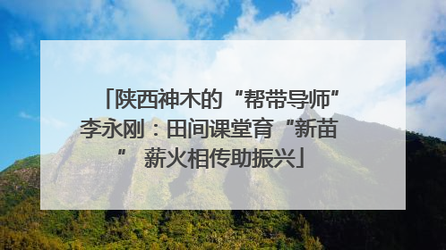 陕西神木的“帮带导师”李永刚：田间课堂育“新苗” 薪火相传助振兴