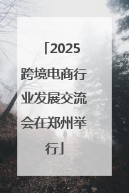 2025跨境电商行业发展交流会在郑州举行