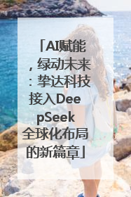 AI赋能，绿动未来：挚达科技接入DeepSeek全球化布局的新篇章